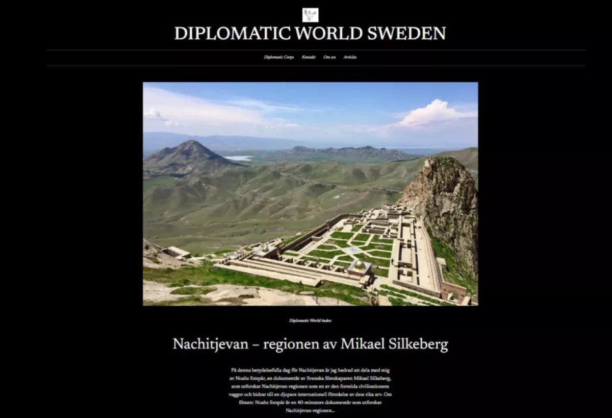 Swedish publication highlights documentary on Nakhchivan’s ancient heritage