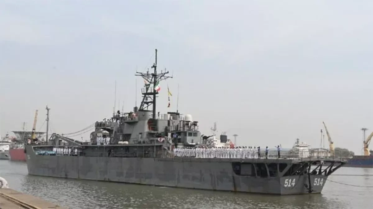 India reportedly allows Iranian military ship to dock at port