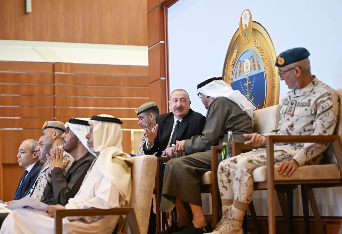 Azerbaijani, UAE presidents observe joint military drills in Abu Dhabi PHOTO