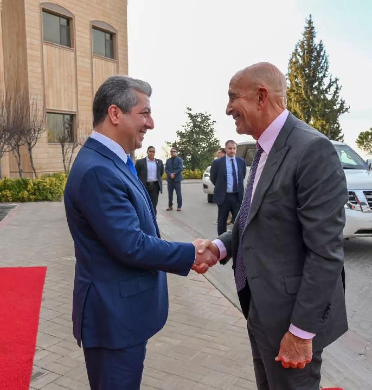 US envoy Tom Barrack meets Iraqi Kurdistan leaders amid Syria talks PHOTO