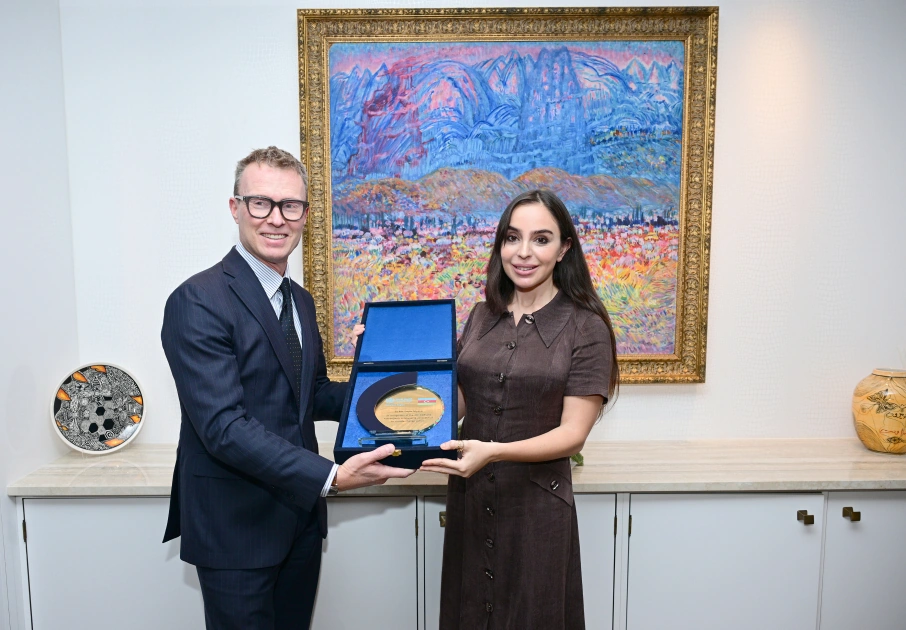 Vice-President of Heydar Aliyev Foundation Leyla Aliyeva meets with Special Representative of WHO Regional Office for Europe (PHOTO)