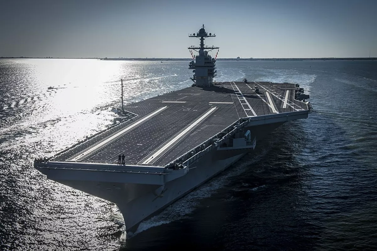 Iran threatens to attack US aircraft carrier's facilities in Red Sea