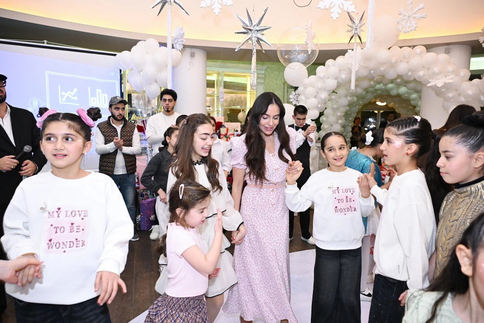 Heydar Aliyev Foundation VP Leyla Aliyeva, Head of Baku Media Center Arzu Aliyeva and Alena Aliyeva join festive celebrations for children with special needs in Baku (PHOTO)
