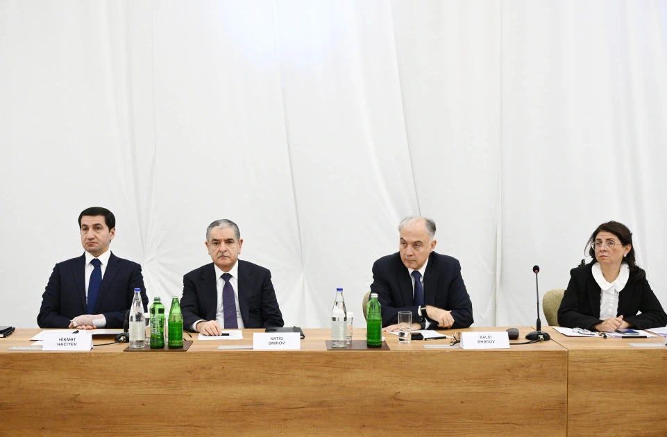 Azerbaijan's Coordination Headquarters holds regular meeting in Khojavand city (PHOTO)
