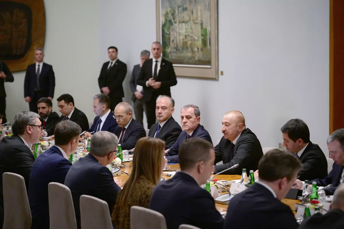 Azerbaijan, Serbia hold first Strategic Partnership Council meeting in Belgrade PHOTO