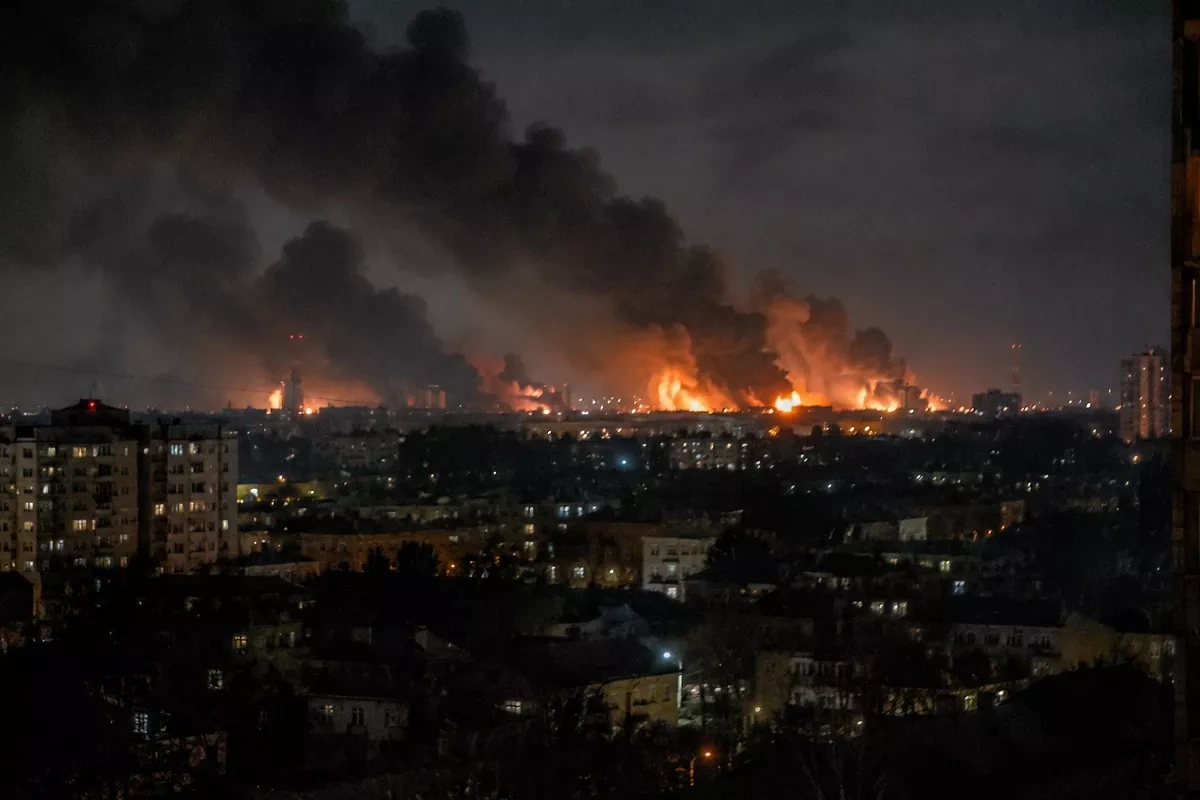 Russia, Ukraine report overnight drone, missile strikes as attacks hit Black Sea shipping PHOTO