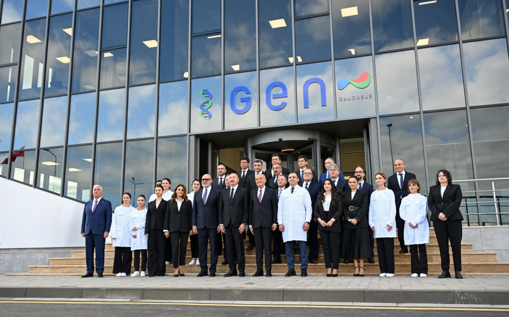 President Ilham Aliyev attends opening of a pharmaceutical manufacturing plant at Pirallahi Industrial Park (PHOTO)