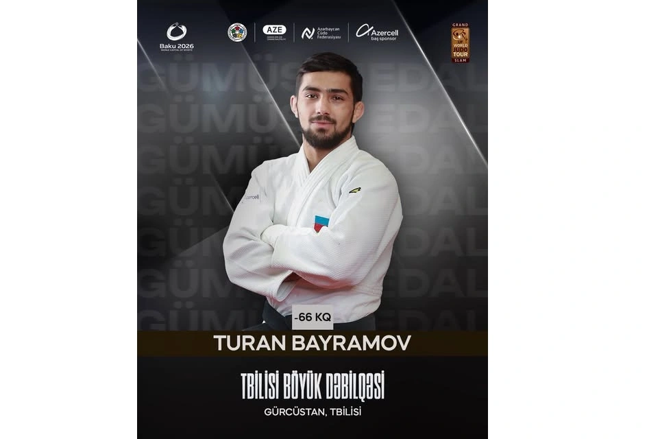 Azerbaijani judoka wins silver medal at Grand Slam tournament