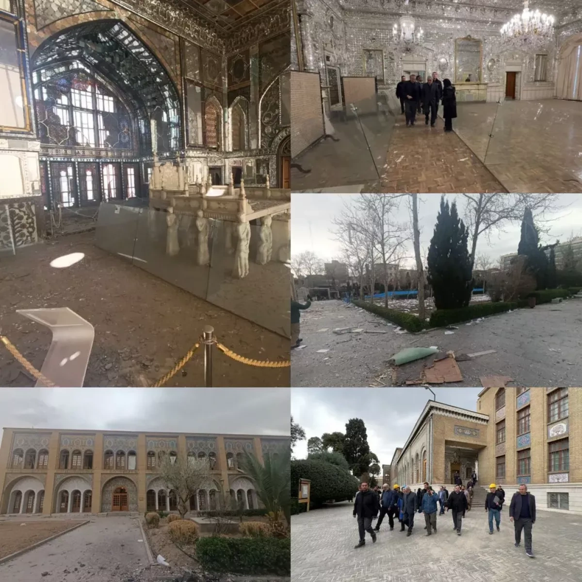 Iran's Golestan Palace sustains damage in US-Israeli strikes Photo