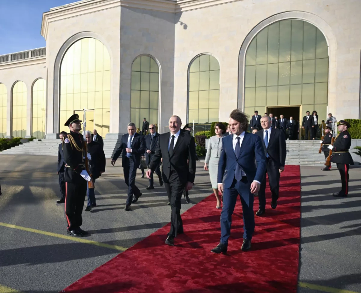 Azerbaijani president concludes state visit to Georgia PHOTO