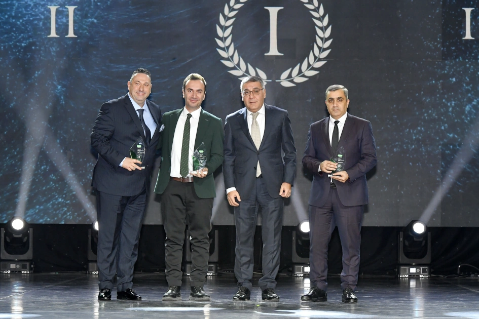VP of Heydar Aliyev Foundation Leyla Aliyeva and Head of Baku Media Center Arzu Aliyeva attend Gala Ceremony regarding year's sports results