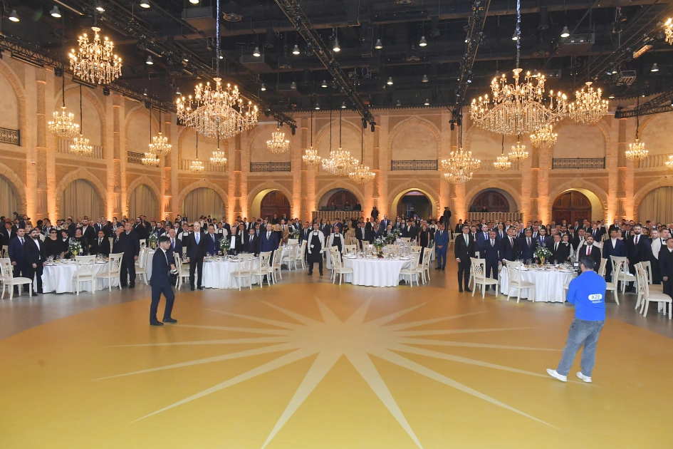 VP of Heydar Aliyev Foundation Leyla Aliyeva and Head of Baku Media Center Arzu Aliyeva attend Gala Ceremony regarding year's sports results