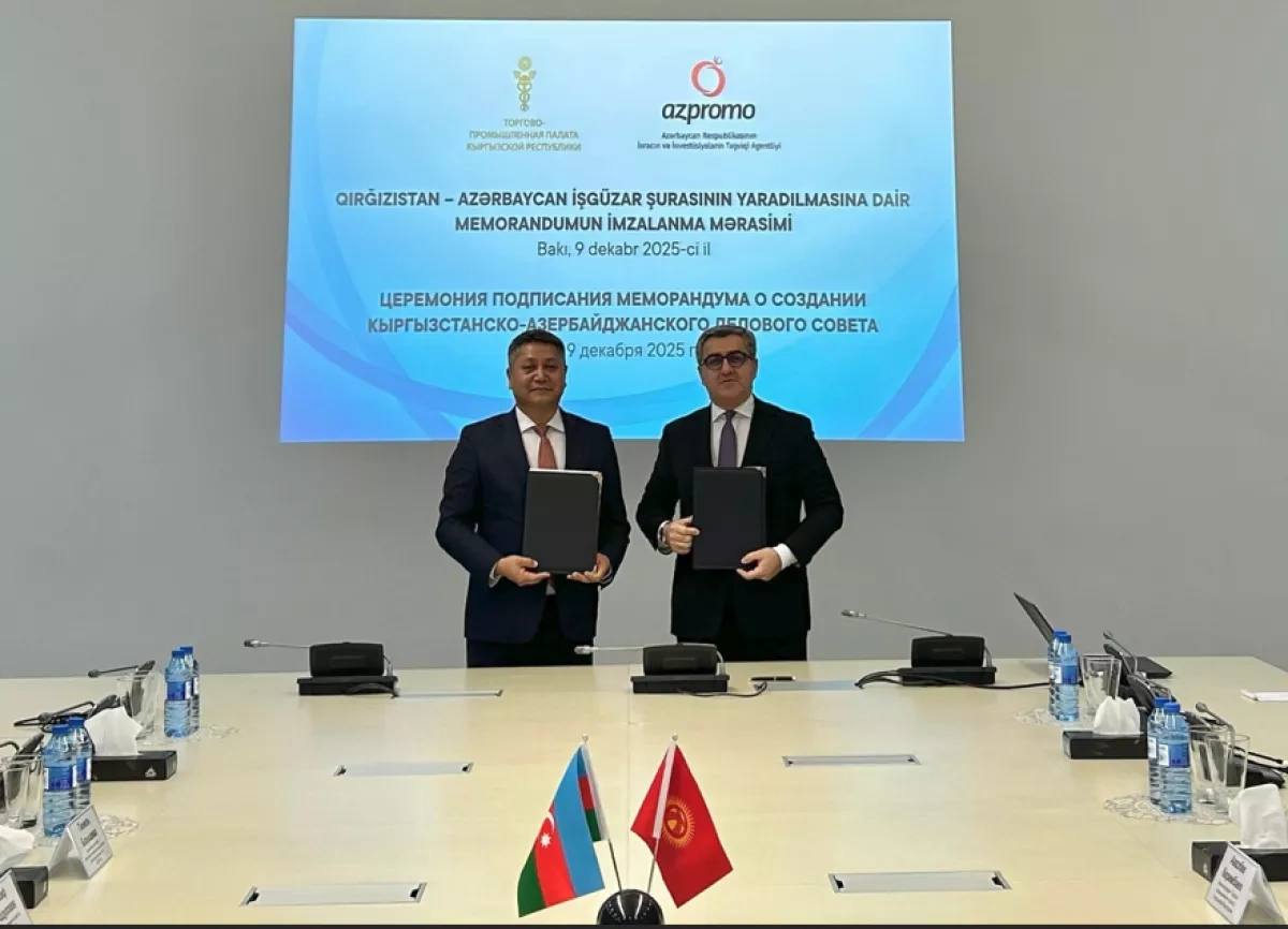 Azerbaijan, Kyrgyzstan launch joint Business Council to boost economic ties PHOTO