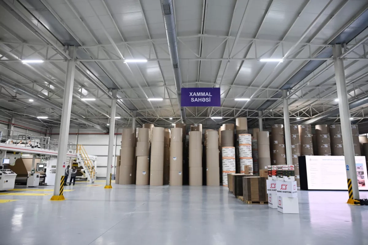 President Ilham Aliyev inaugurates “Azermirror” plant in Sumgayit Industrial Park Photo