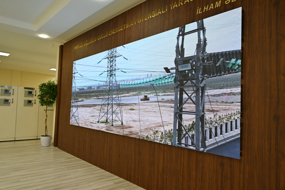 President Ilham Aliyev inaugurates Yeni Sangachal Substation (PHOTO)