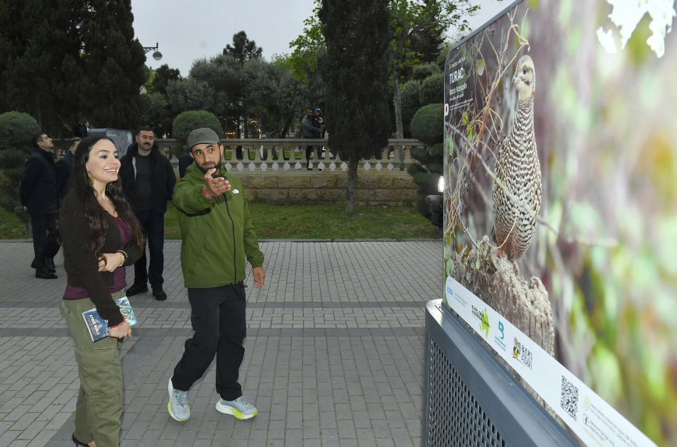 Leyla Aliyeva attends opening of exhibition titled “In the footsteps of Azerbaijan’s nature” (PHOTO)