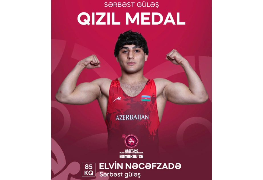 Azerbaijani wrestlers win two more medals at European U-15 Championships