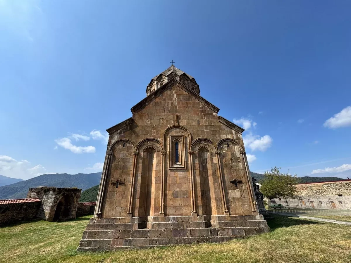 Albanian-Udi Christian community members visit Ganjasar in Azerbaijan PHOTO