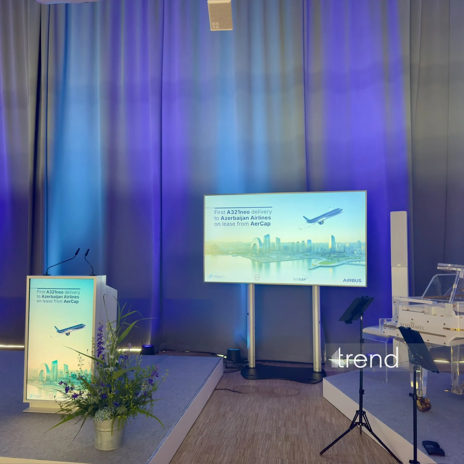 Hamburg hosts event marking handover of first Airbus A321neo to AZAL (PHOTO)