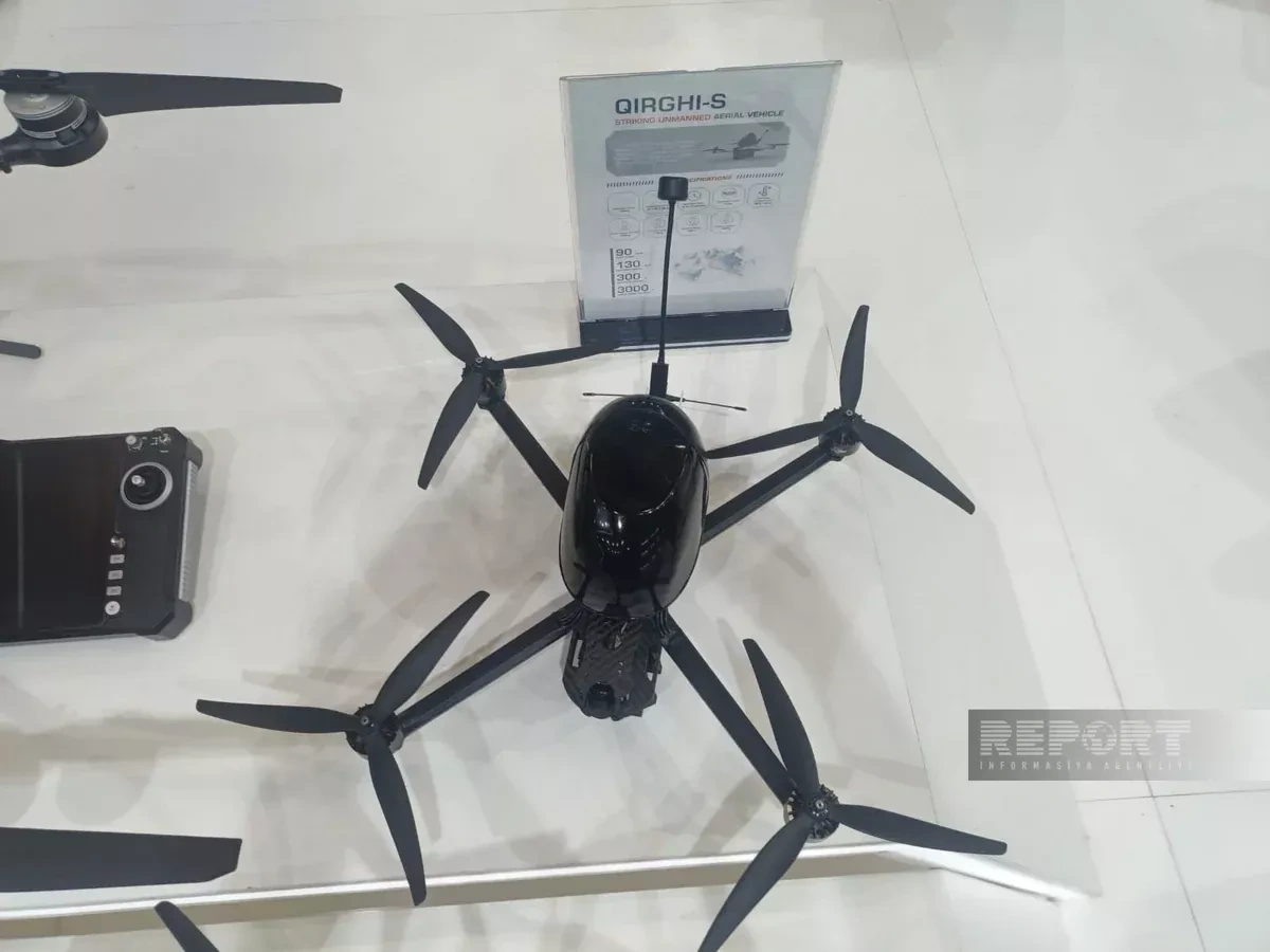 Azerbaijani strike drones showcased at SAHA 2026 in Istanbul PHOTO