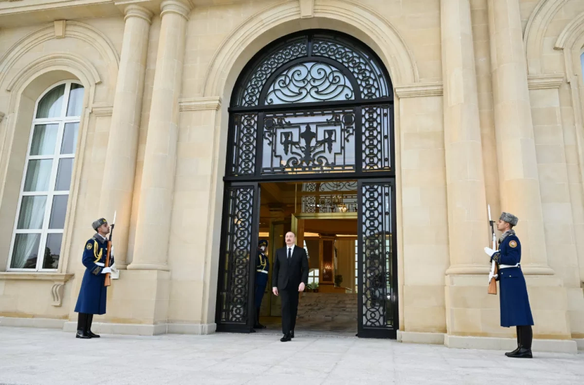 Azerbaijani president, Italian PM hold one-on-one meeting PHOTO