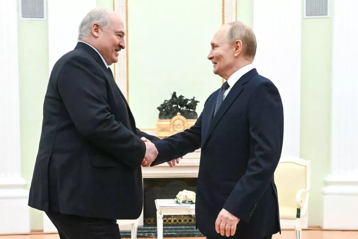 Belarus president arrives at Kremlin for talks with Putin