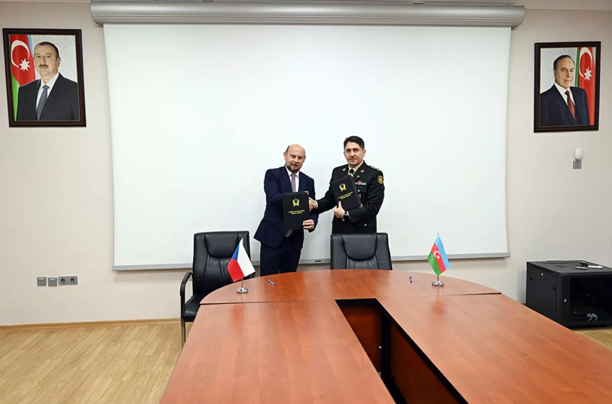 Azerbaijan, Czech Republic sign 2026 military cooperation plan Photo