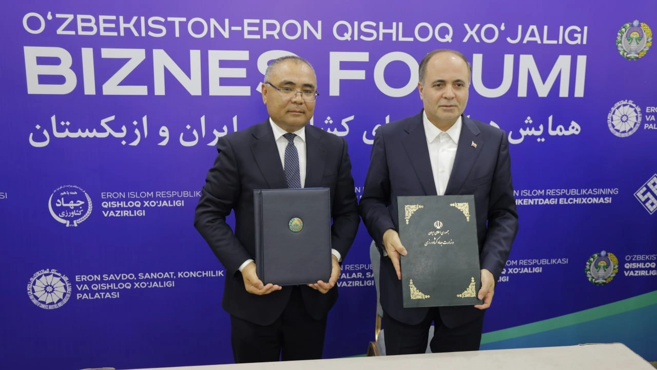 Uzbekistan, Iran sign agriculture cooperation protocol in Tashkent