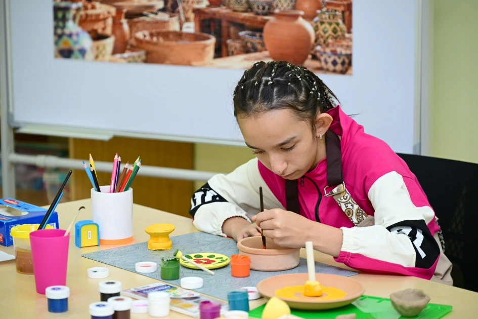 Heydar Aliyev Foundation VP Leyla Aliyeva explores activities of centers established for children with special needs in Samarkand (PHOTO)