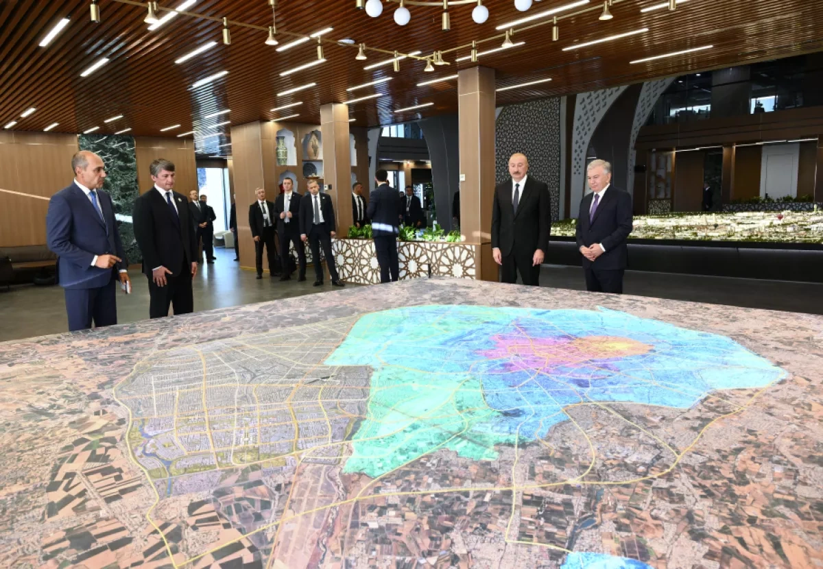 President Aliyev reviews progress of Uzbekistan’s New Tashkent megaproject PHOTO