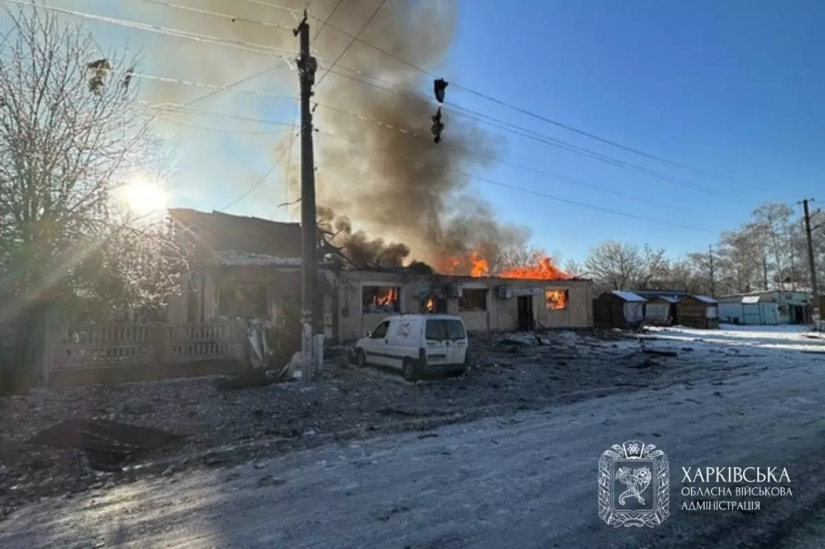 Russian drone attacks hit Kharkiv region, injure civilians Photo
