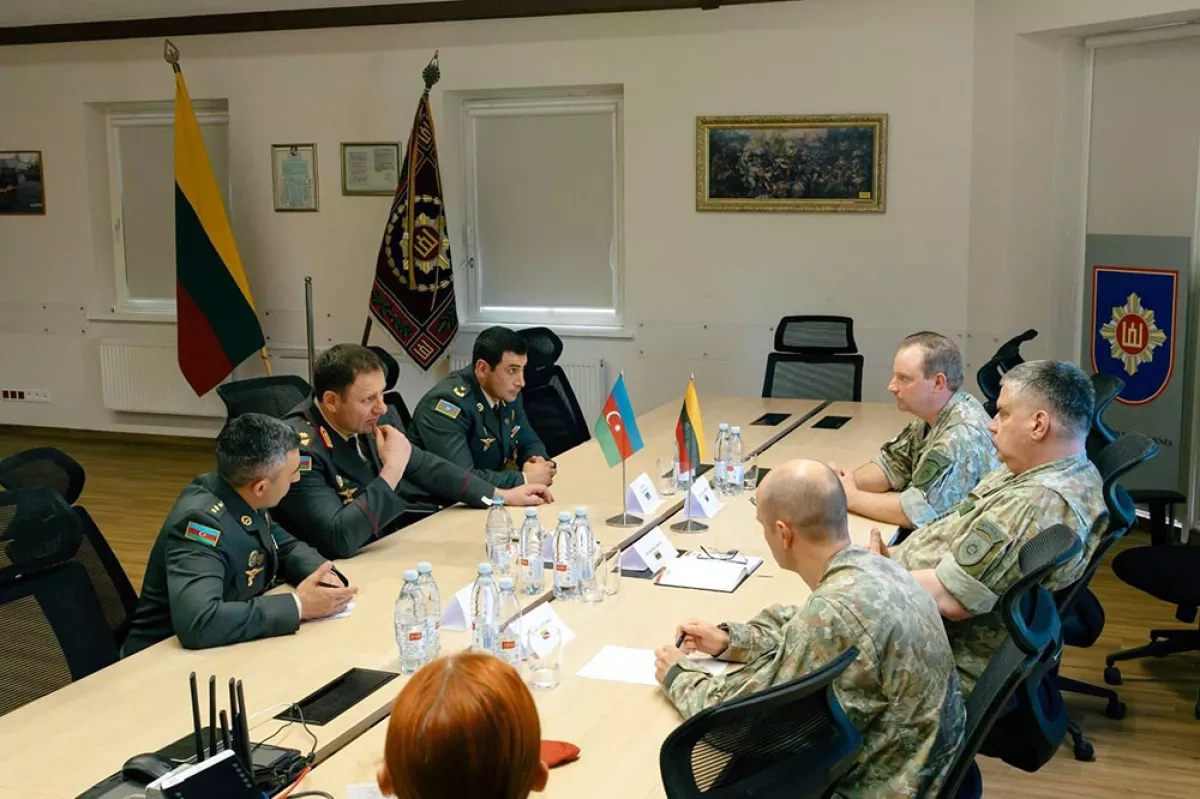 Azerbaijani military police delegation visits Lithuania for talks on cooperation PHOTO