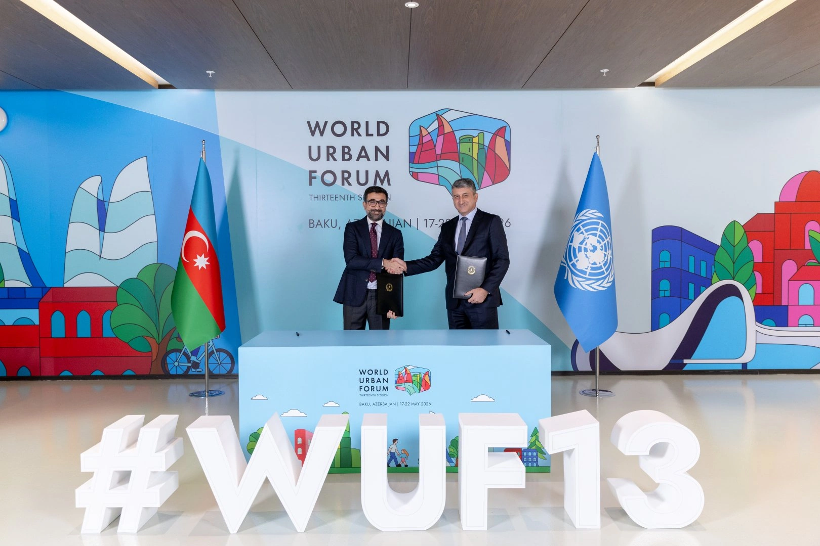 WUF13 signs Memorandum of Understanding with “Tamiz Shahar” OJSC (PHOTO)