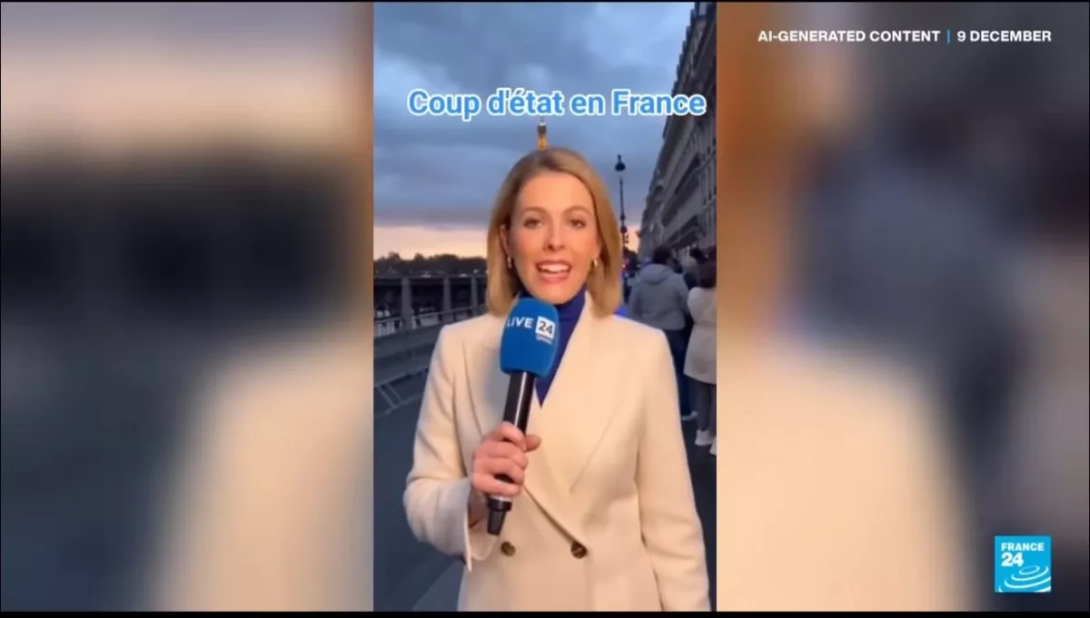French president mocked online as AI-generated coup video goes viral