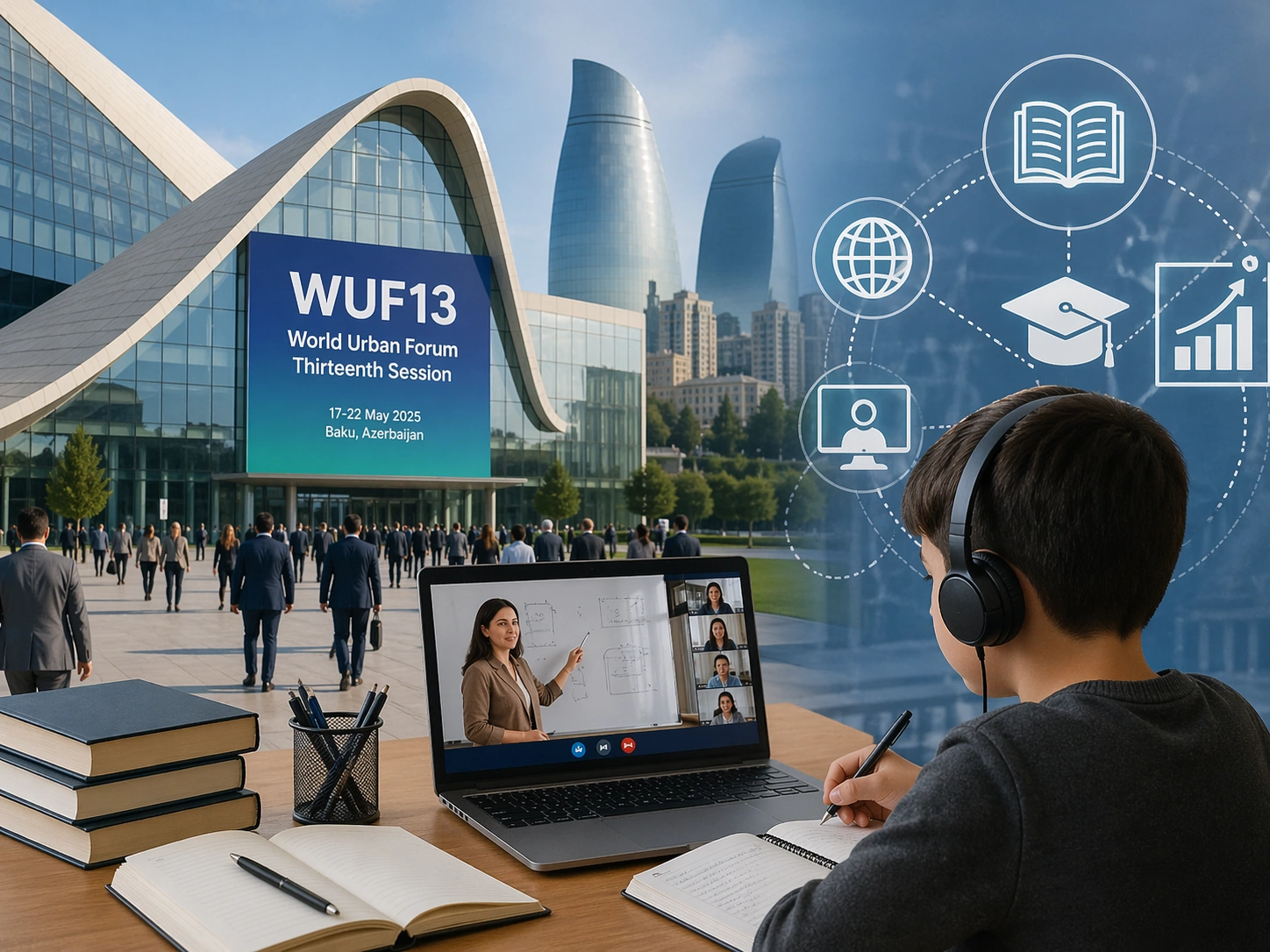 Education strategy in Baku amid WUF13: Flexible solution and modern management model