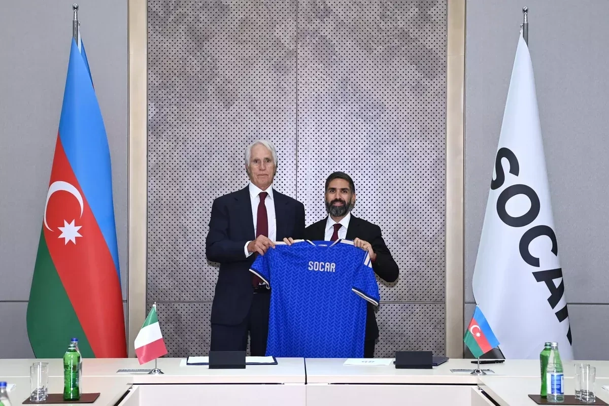 SOCAR to become global energy sponsor of Italy’s national football teams PHOTO