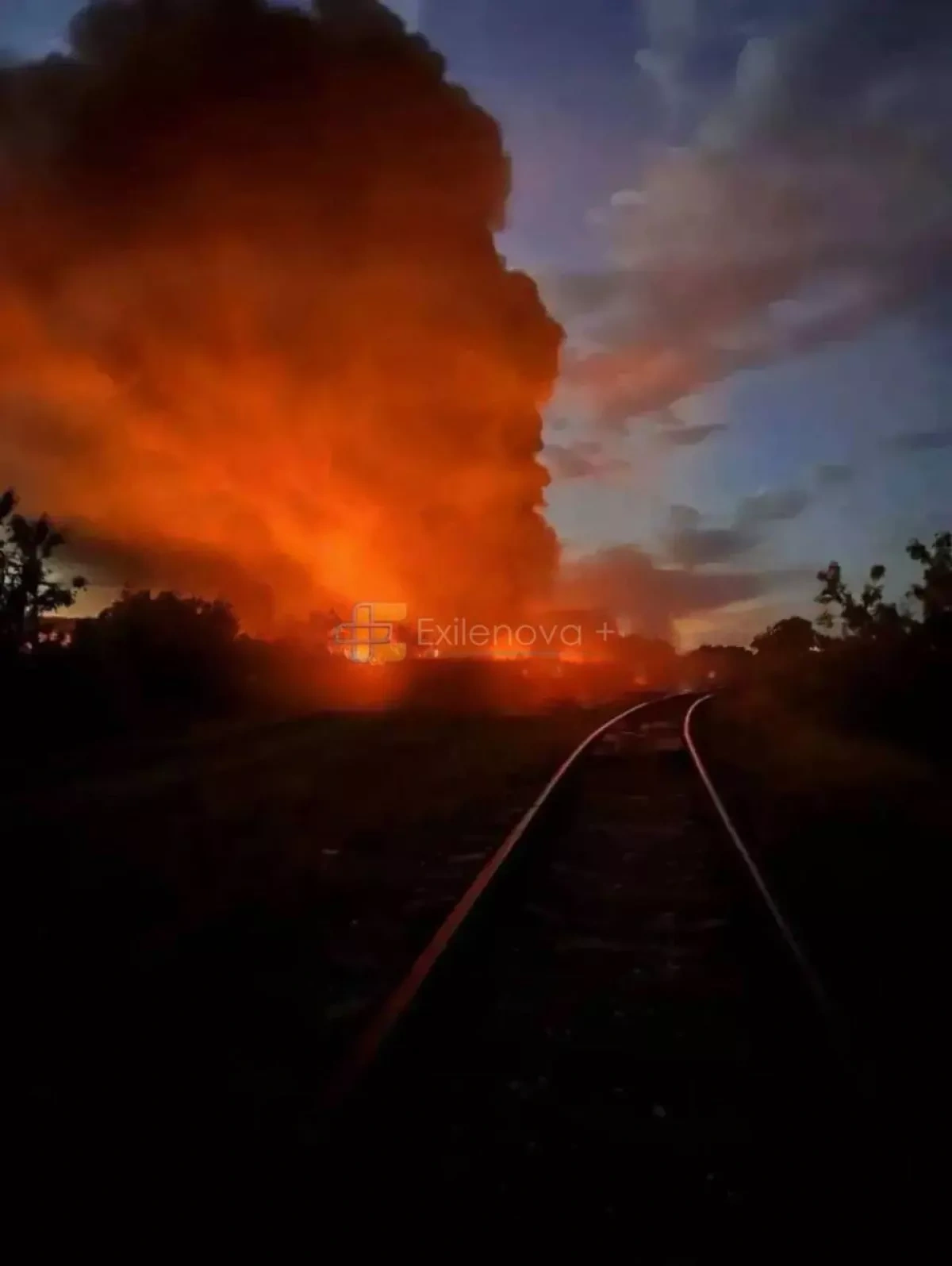 Fire engulfs oil depot in Russia’s Bashkortostan region, one injured PHOTO