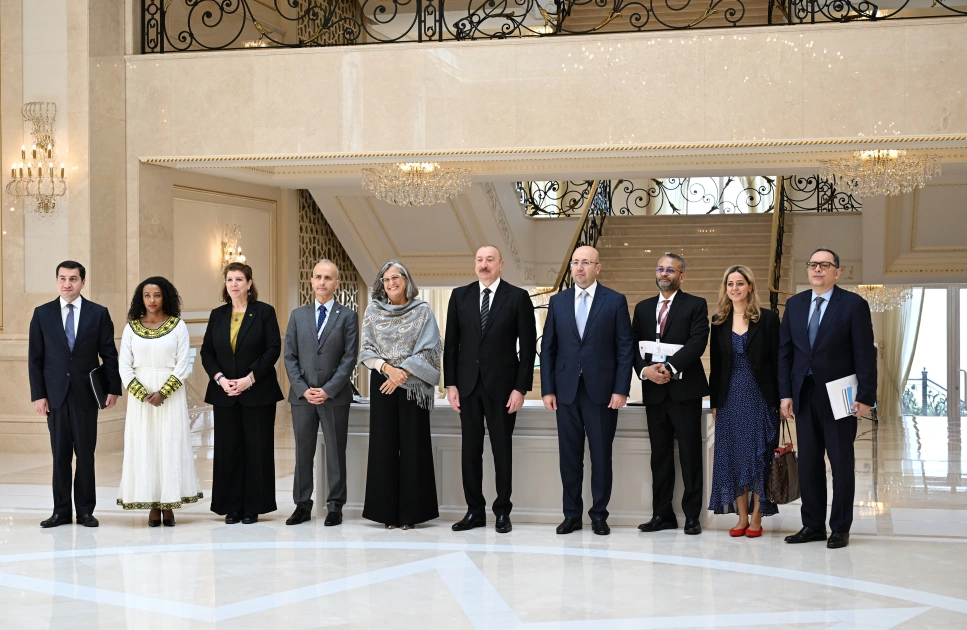 President Ilham Aliyev meets with UN-Habitat Executive Director (PHOTO)