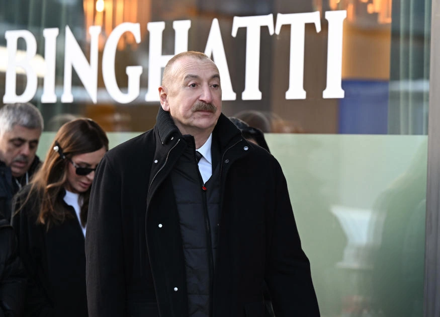 President Ilham Aliyev participates in panel session as part of World Economic Forum (PHOTO)