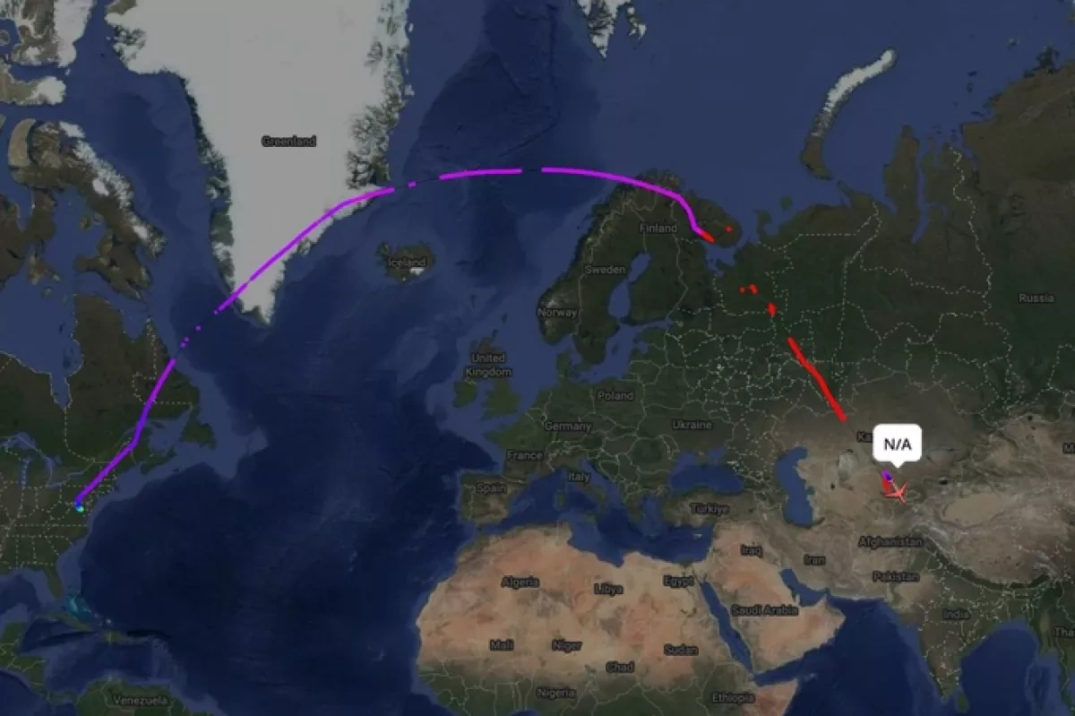 Russian media misidentifies Uzbek president’s plane as “US Air Force aircraft” PHOTO