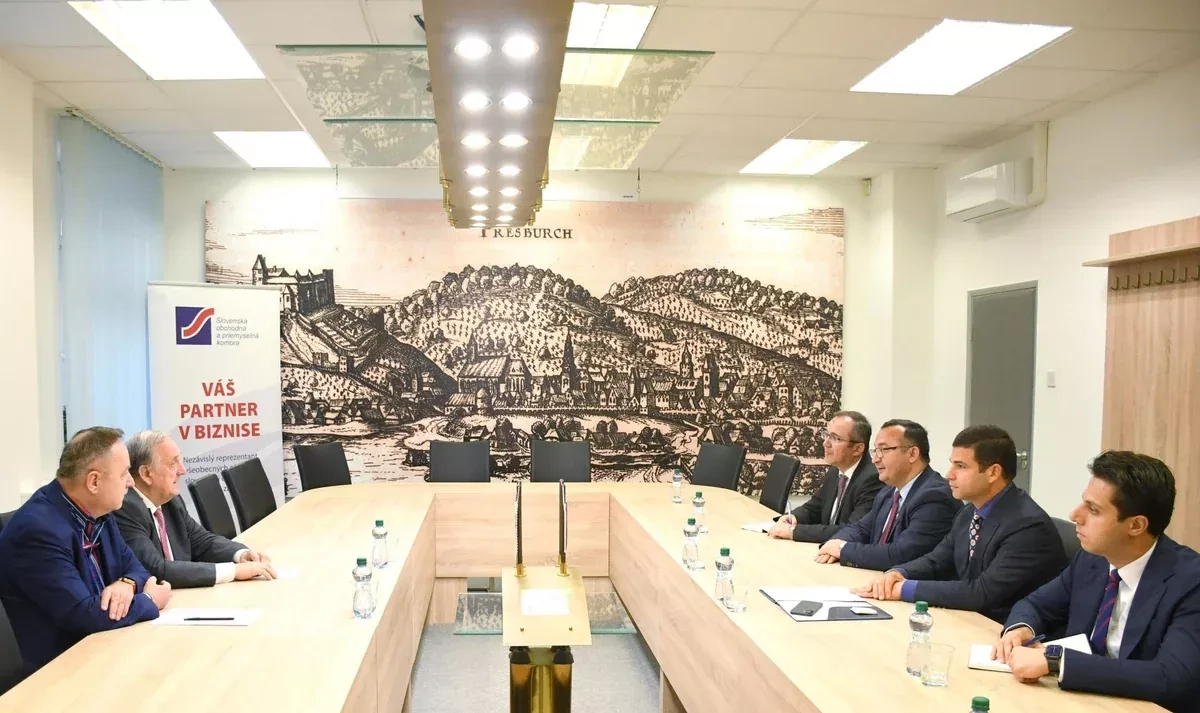 Azerbaijan delegation holds meetings in Slovakia to boost cooperation PHOTO