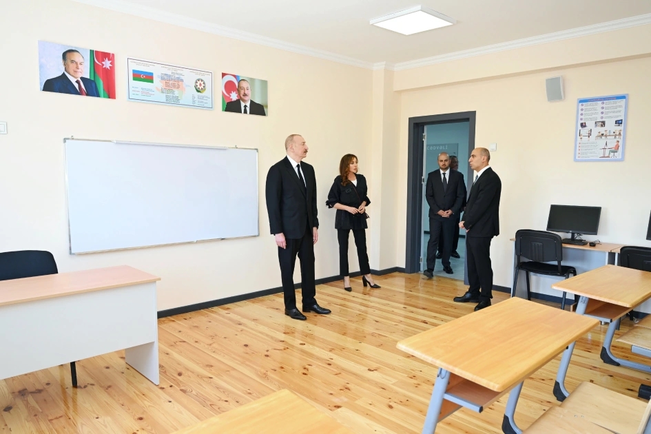 President Ilham Aliyev, First Lady Mehriban Aliyeva attend opening of Shukurbeyli village in Jabrayil district (PHOTO)