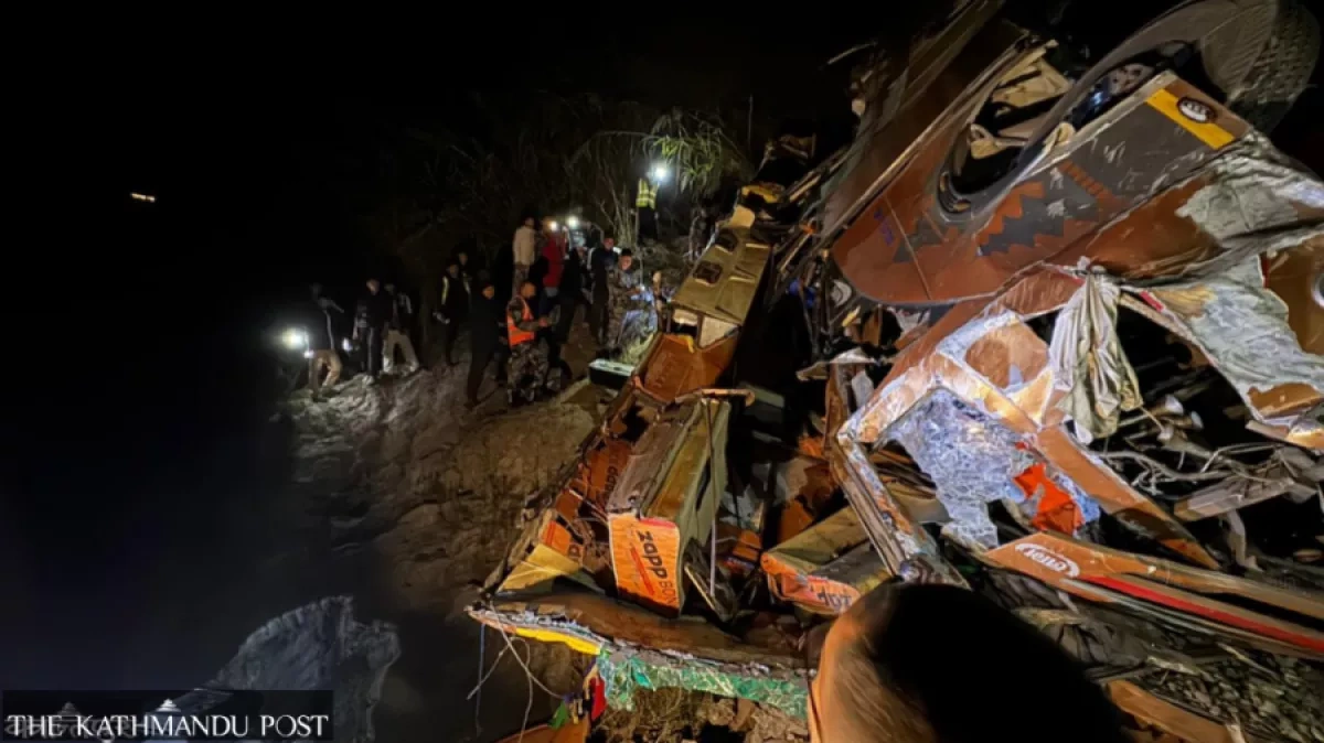 Deadly bus crash in Nepal leaves 18 dead after plunge into Trishuli River