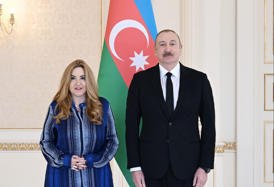 President Ilham Aliyev receives credentials of newly appointed ambassador of Greece to Azerbaijan (PHOTO)