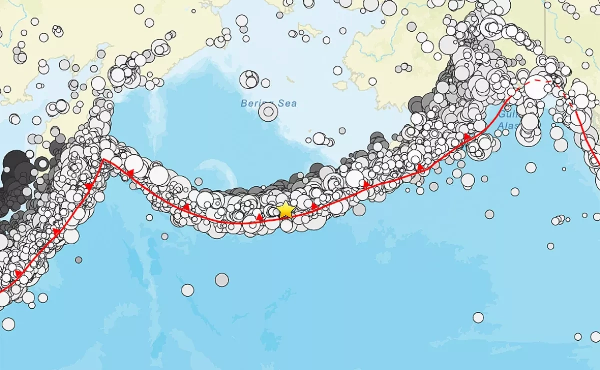 Magnitude 5.8 earthquake strikes off Alaska coast