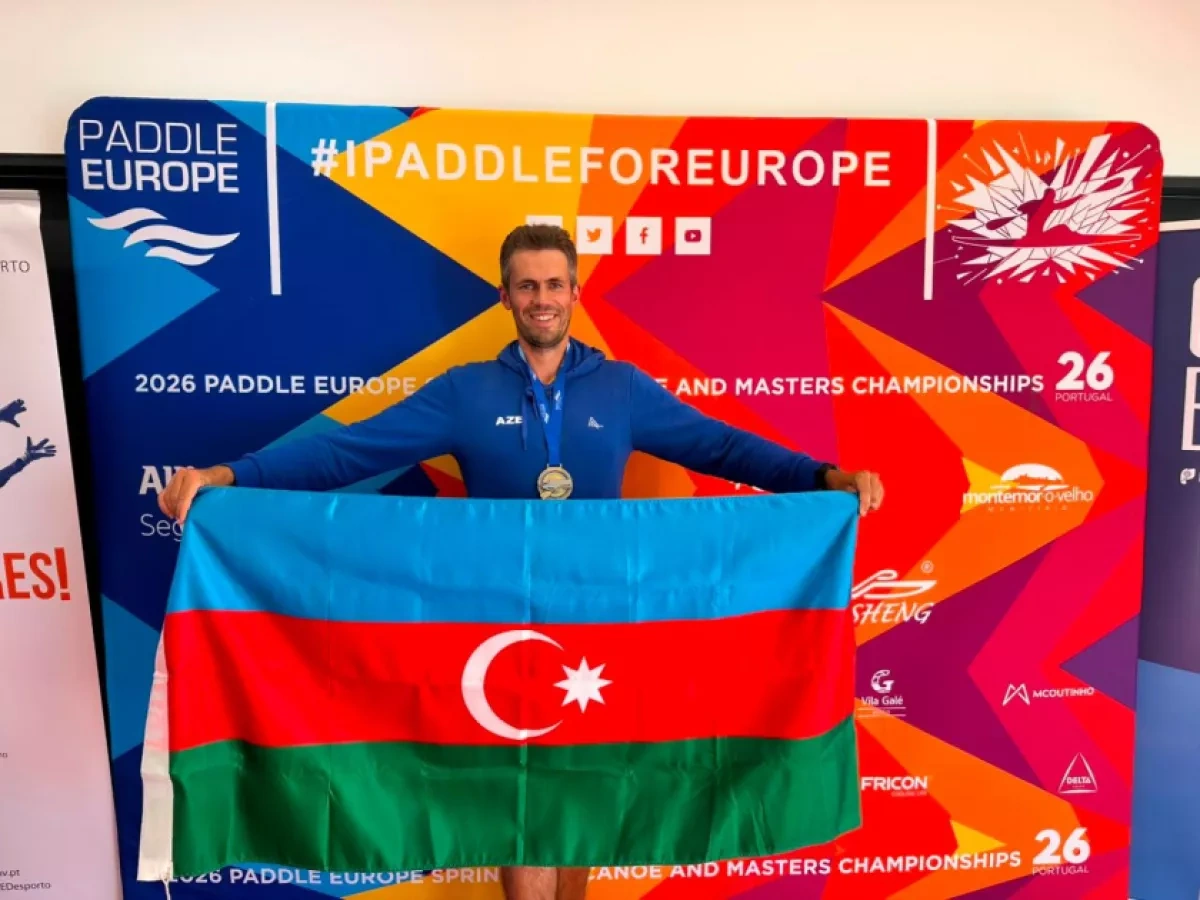 Azerbaijani canoeist wins European Masters gold in Portugal PHOTO