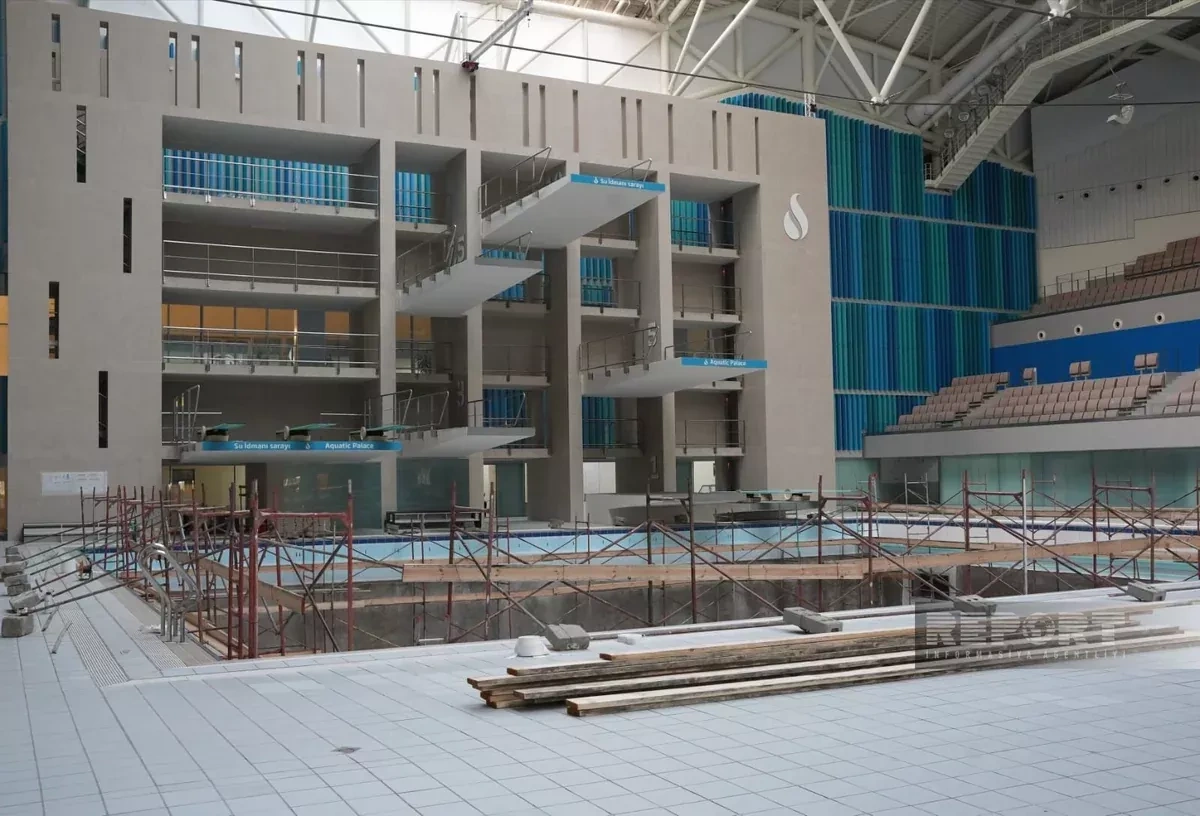 Iranian sports minister tours Baku Aquatic Palace PHOTO