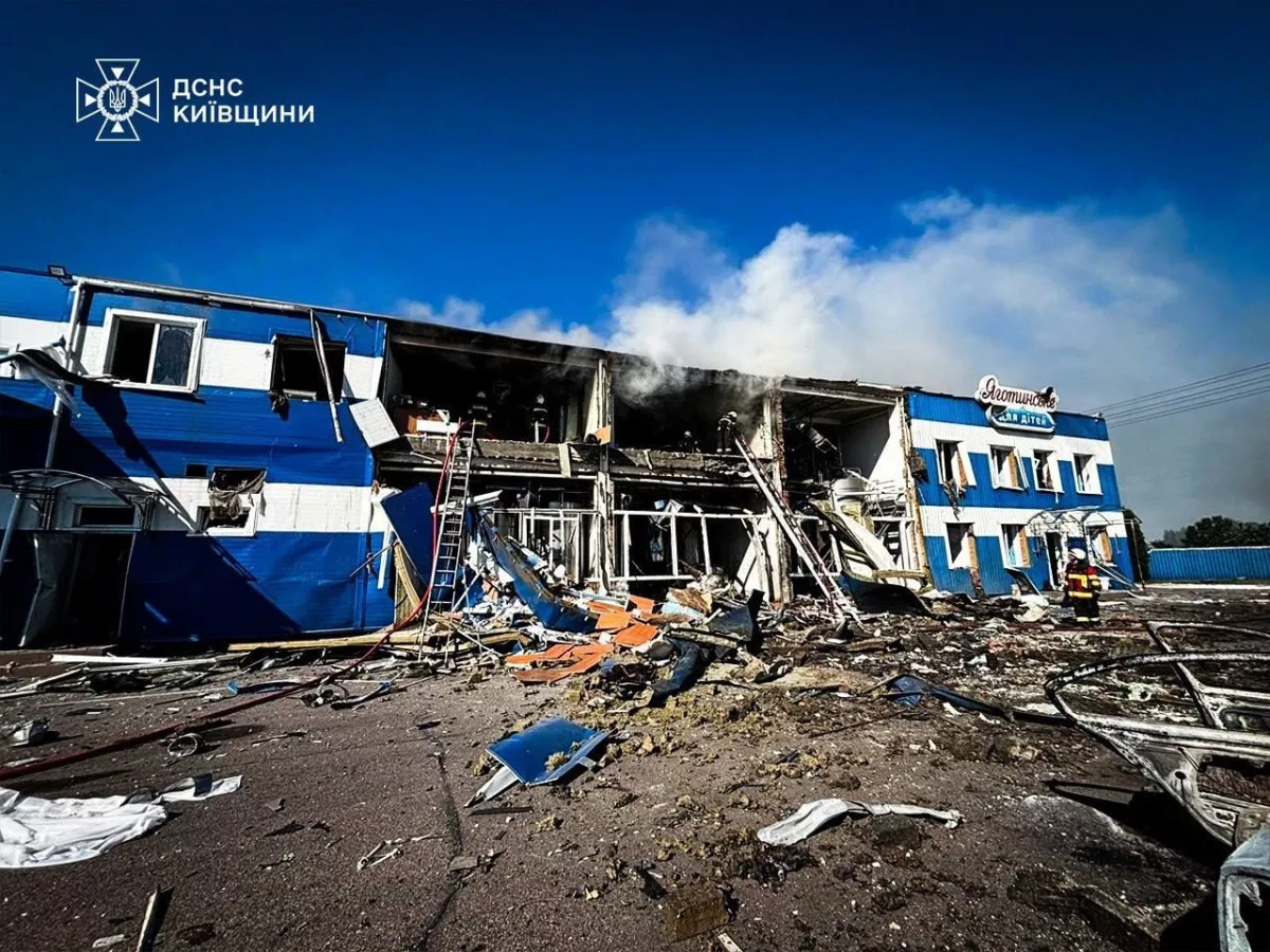 Russian strike on Kyiv region plant leaves four dead PHOTO