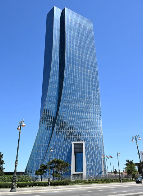 President Ilham Aliyev attends opening of new building of Central Bank (PHOTO)