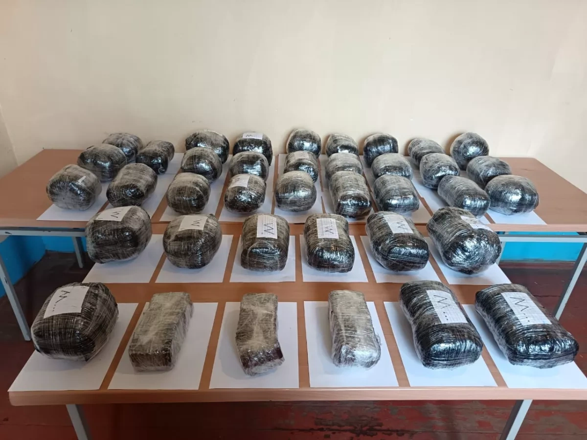 Azerbaijan border guards seize large drug shipment from Iran